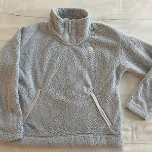 North Face cropped Sherpa